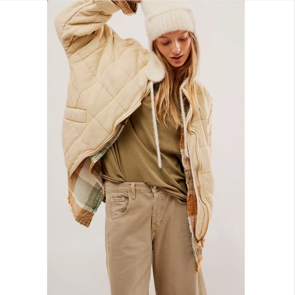 Free People Dolman Quilted Knit Jacket - Picture 8 of 11